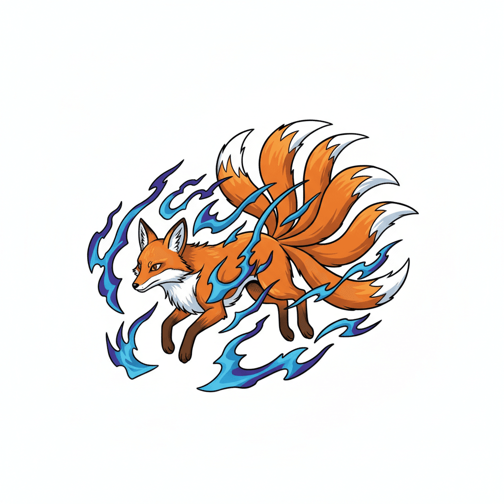 Nine-tailed fox — Anime / Manga
