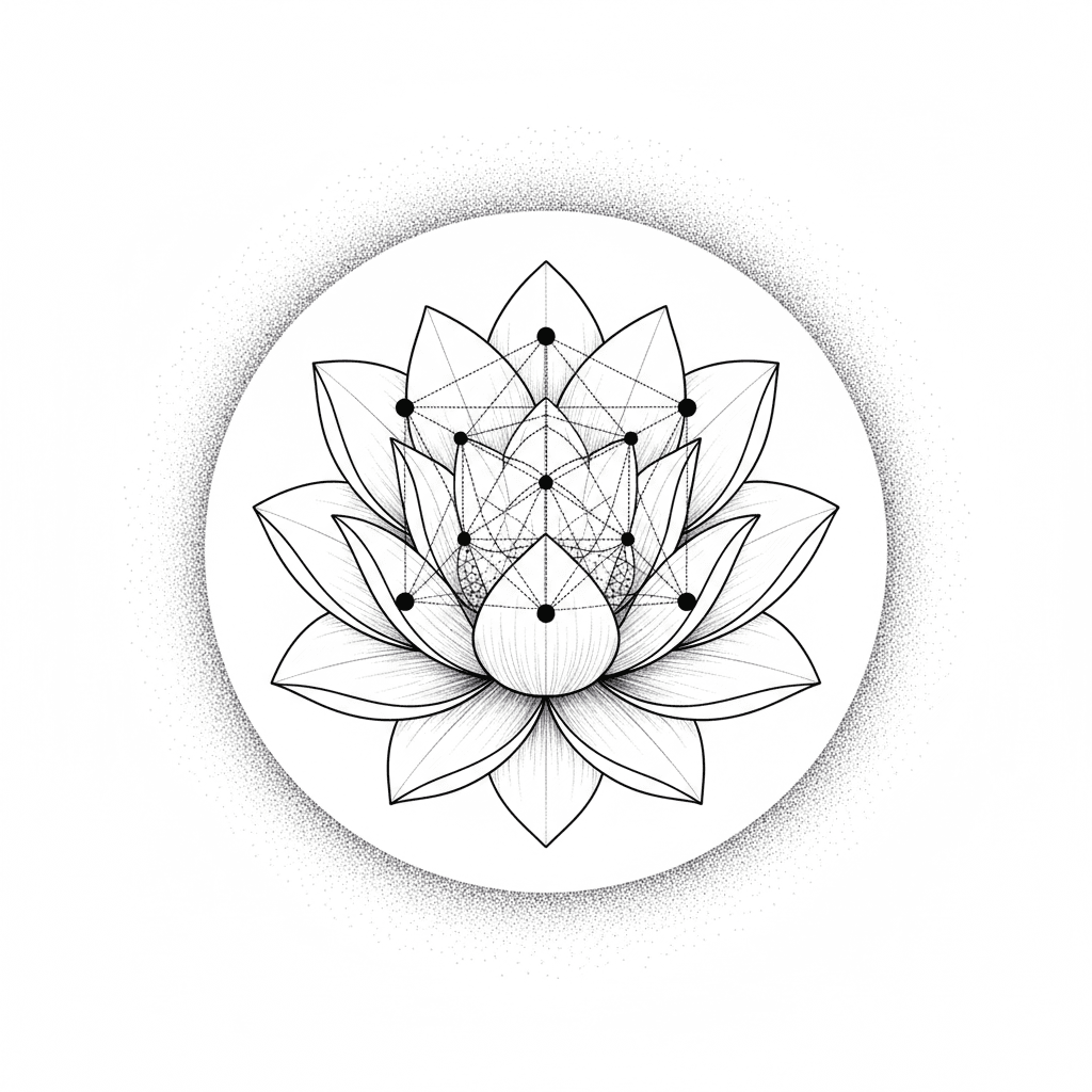 Sacred lotus — Sacred geometry