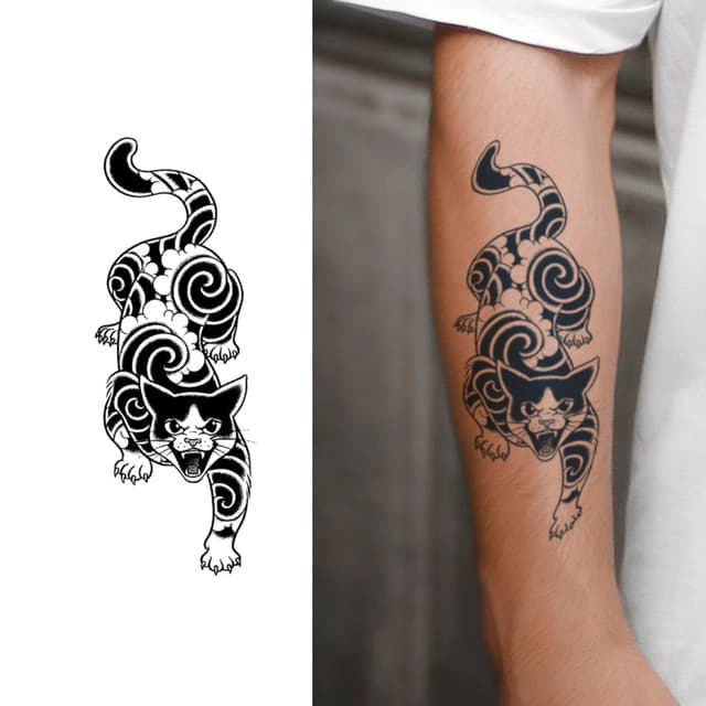 Tribal panther — view 1