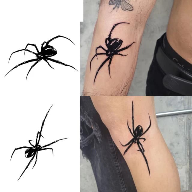 Black widow spider — view 1