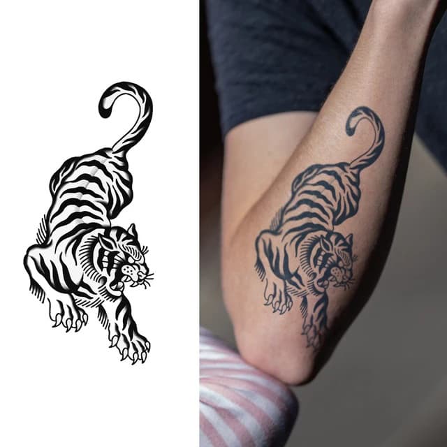 Tribal tiger — view 1