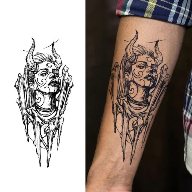 Horned spirit girl