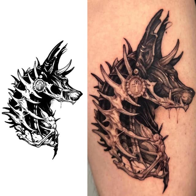 Ankh jackal — view 1