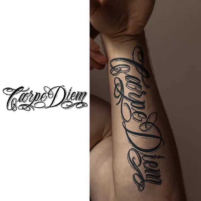 Carpe Diem script — view 1