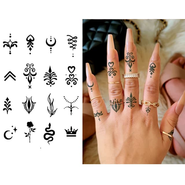 Ornamental finger sheet