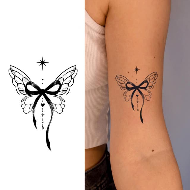 Winged bow — view 1