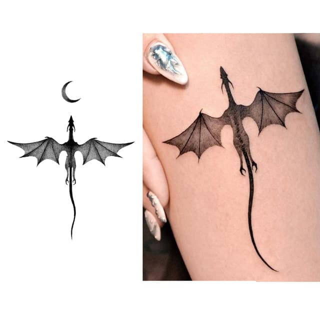 Moonlit dragon — view 1