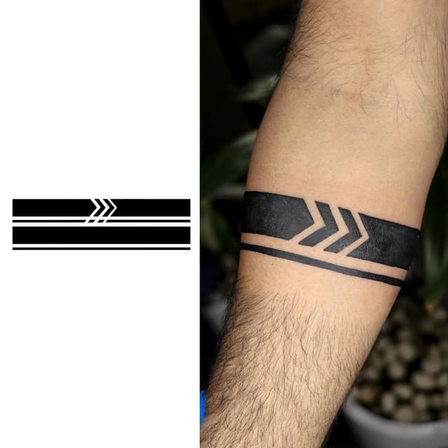Chevron armband