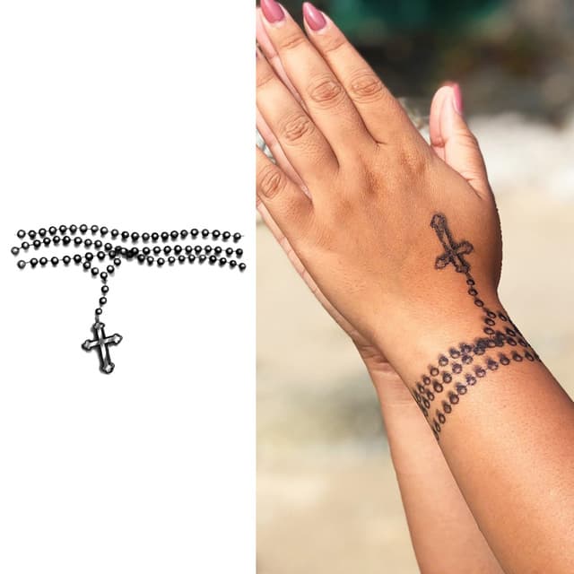 Rosary wrap — view 1