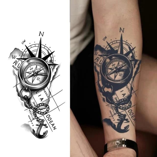 Compass and anchor cartography
