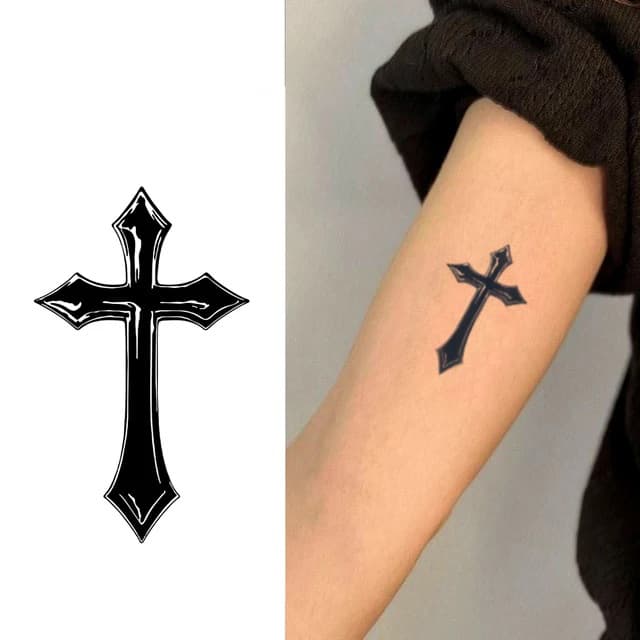 Gothic ornamental cross — view 1
