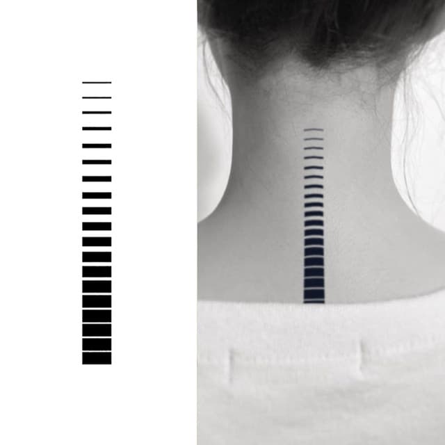 Barcode column for the spine
