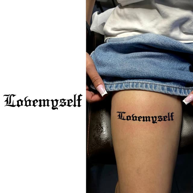 Lovemyself — old English