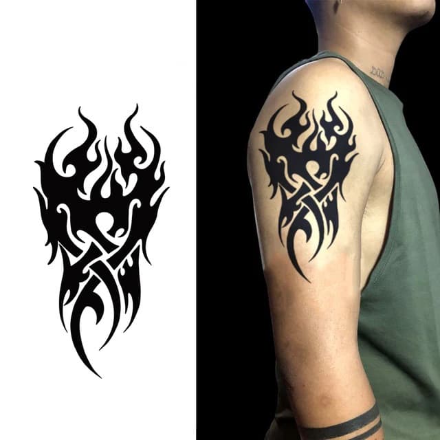 Tribal flame totem