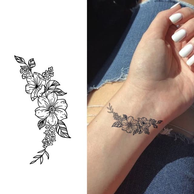 Wildflower spray for the wrist