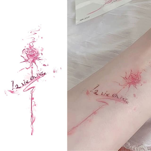 La vie en rose — pink rose