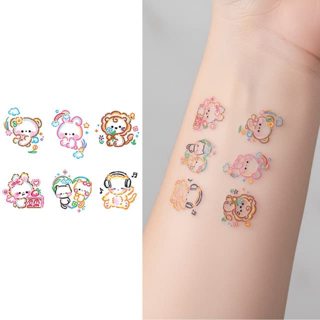 Kawaii zodiac critters flash sheet