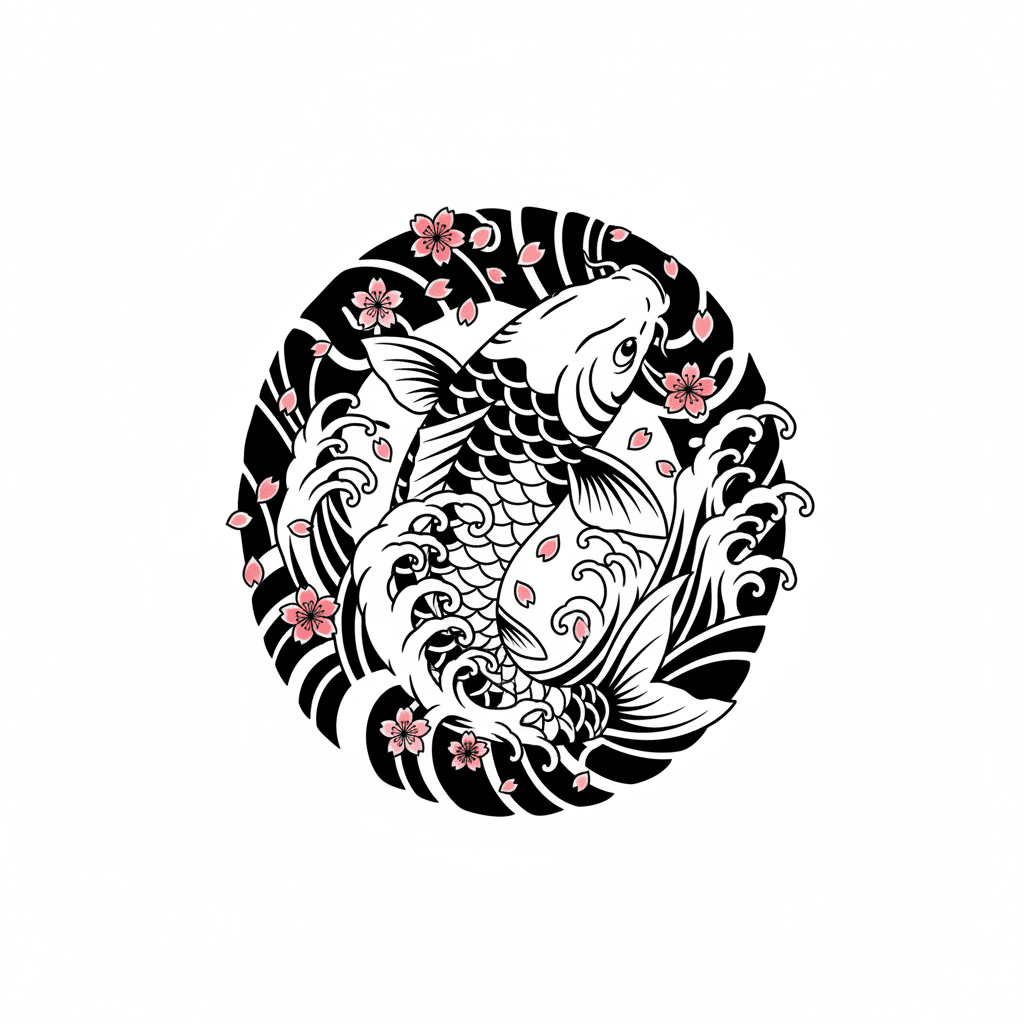 Koi upstream