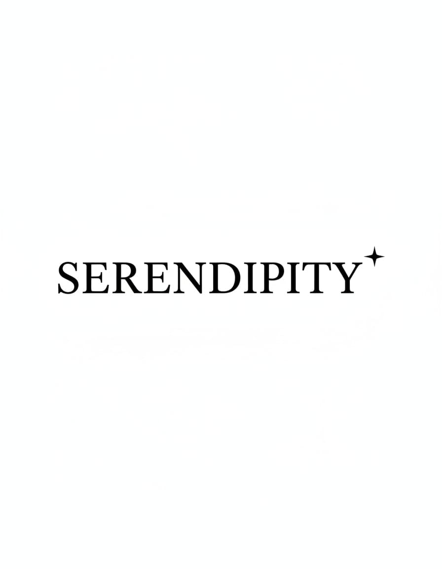 Serendipity Lettering Temporary Tattoo — view 1
