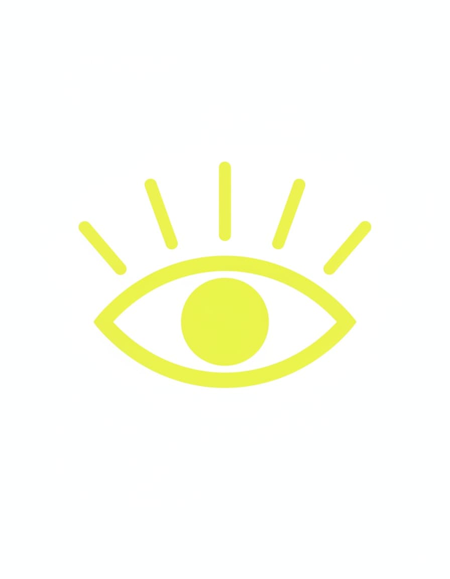 Fluo Third Eye Temporary Tattoo — view 1