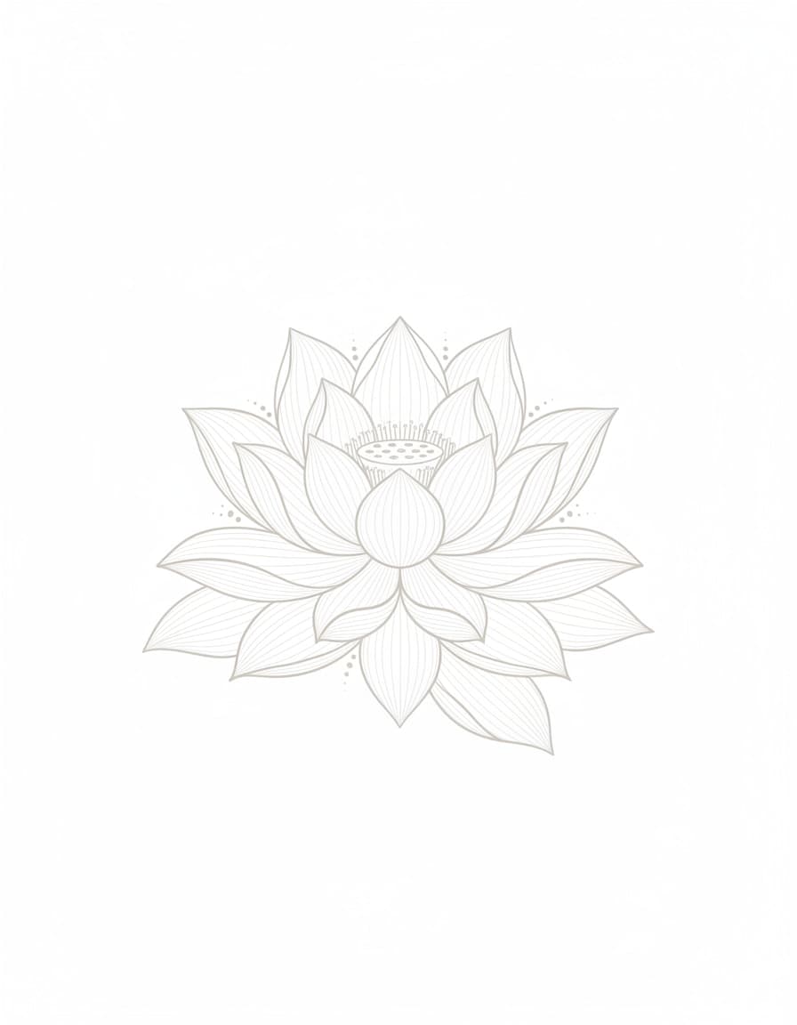 White Lotus Temporary Tattoo — view 1