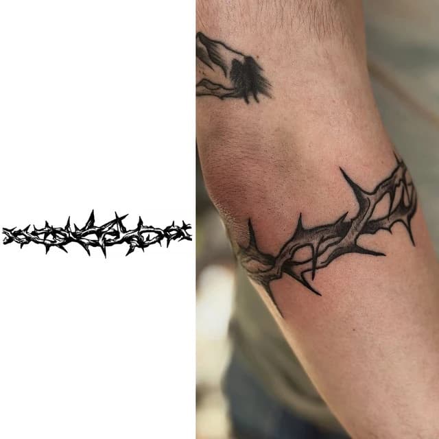 Crown of thorns band — view 1
