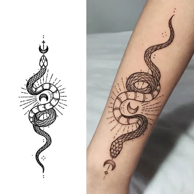Cosmic serpent — view 1