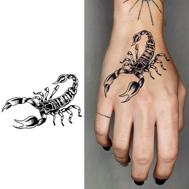 Old-school scorpion — view 1