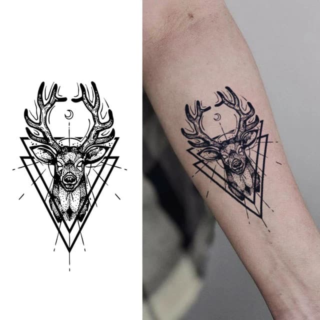 Geometric stag — view 1