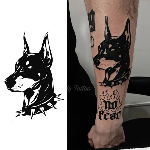 No fear doberman — view 1