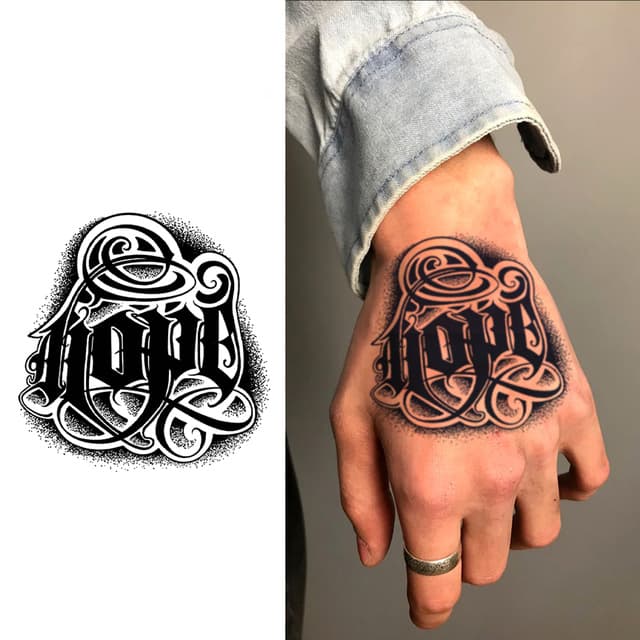 Hope chicano lettering — view 1