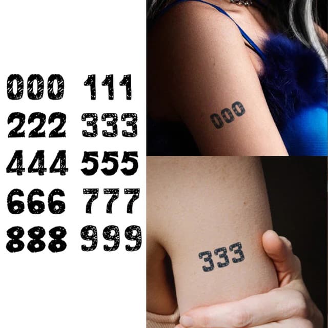 Angel numbers set — view 1