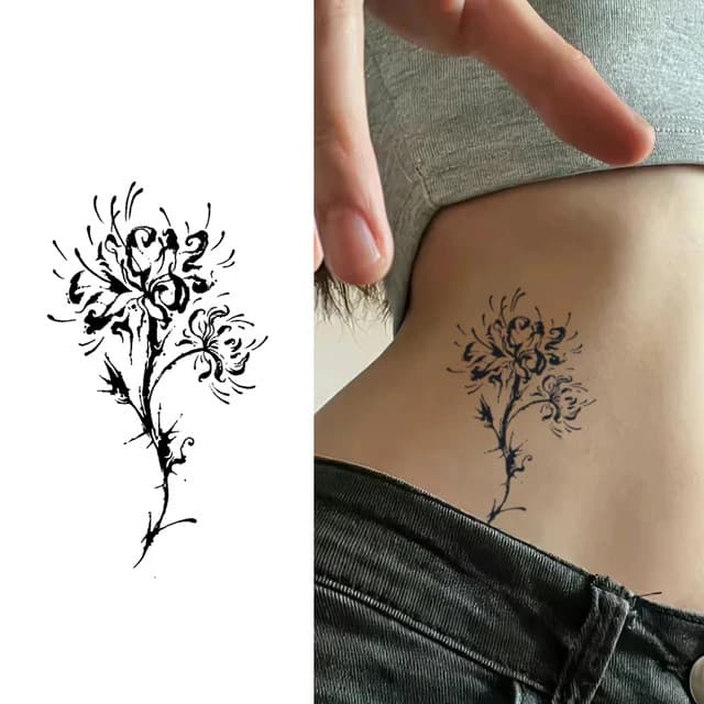 Inkwash spider lily — view 1