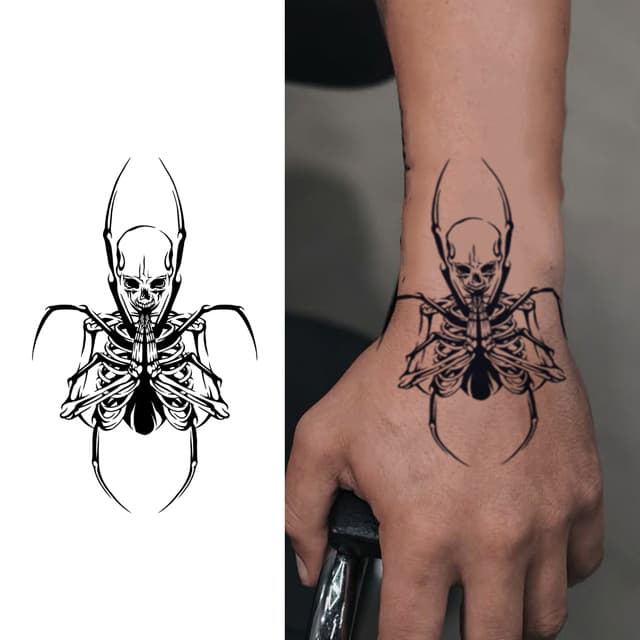 Skull-spider hybrid — view 1