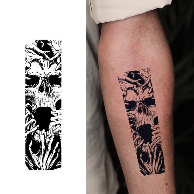 Skull from the void — view 1