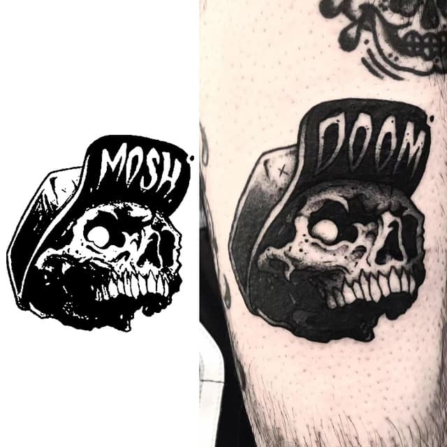 Doom cap skull — view 1
