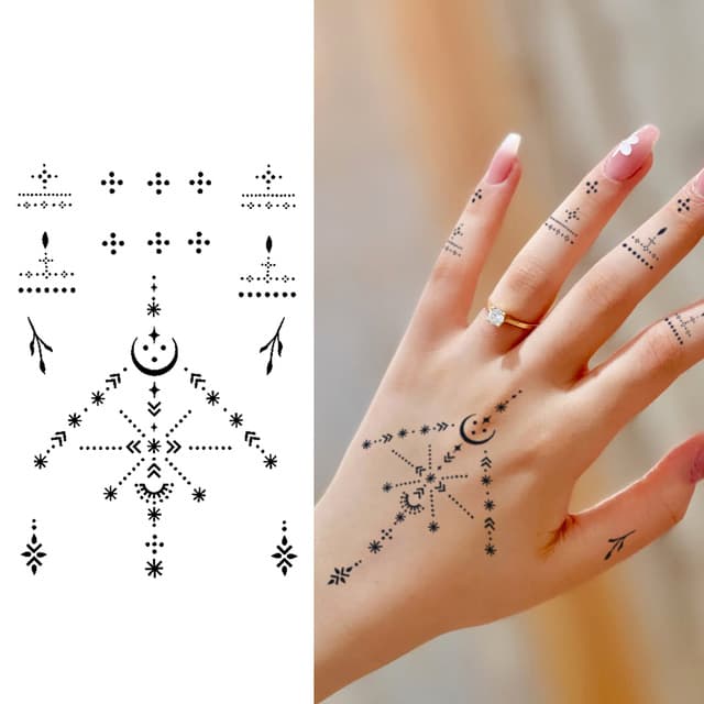 Henna fingerwork — view 1