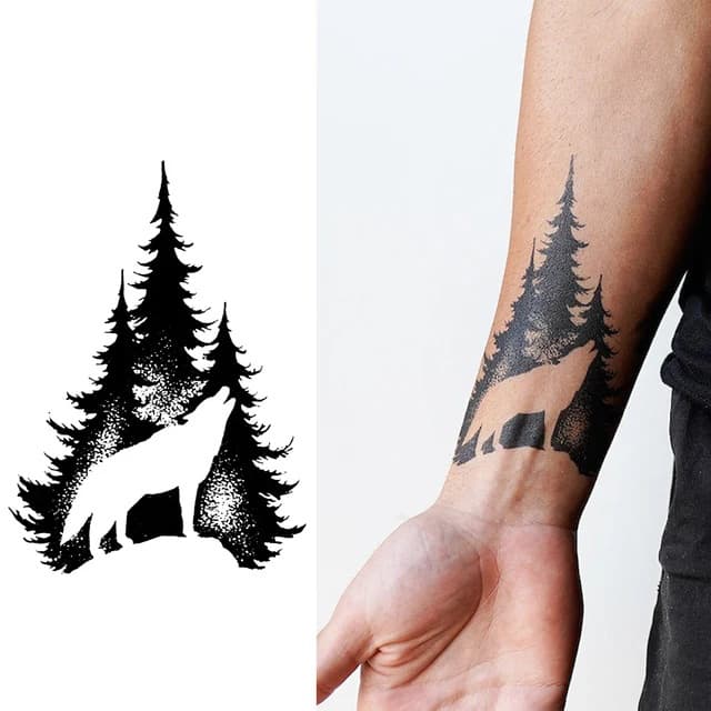 Forest wolf — view 1