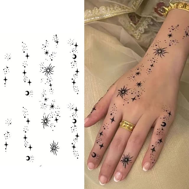 Starlit hand — view 1
