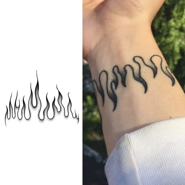 Flame cuff — view 1