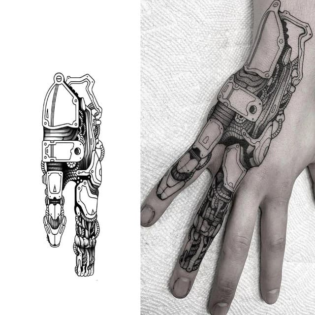 Biomech hand — view 1