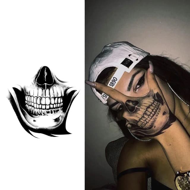 Half-skull jaw — view 1