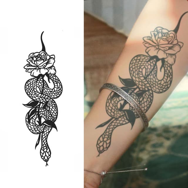 Serpent and rose — view 1