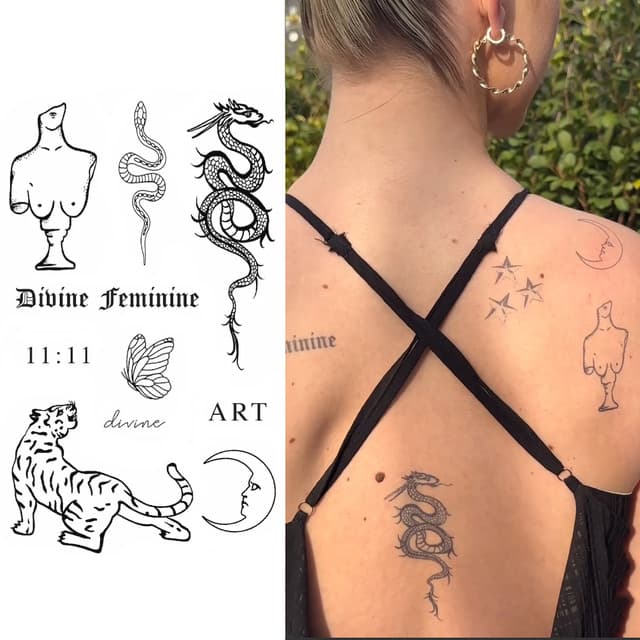 Divine Feminine flash sheet — view 1