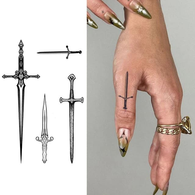 Sword flash — four blades — view 1